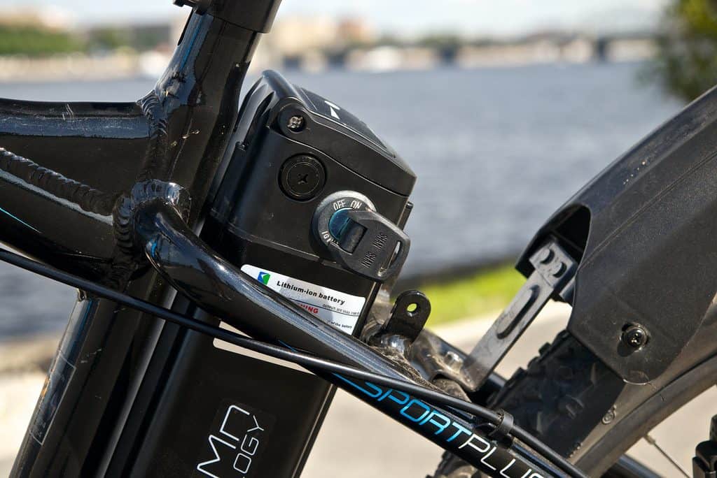 Easy E-Biking - e-bike battery close shot, helping to make electric biking practical and fun