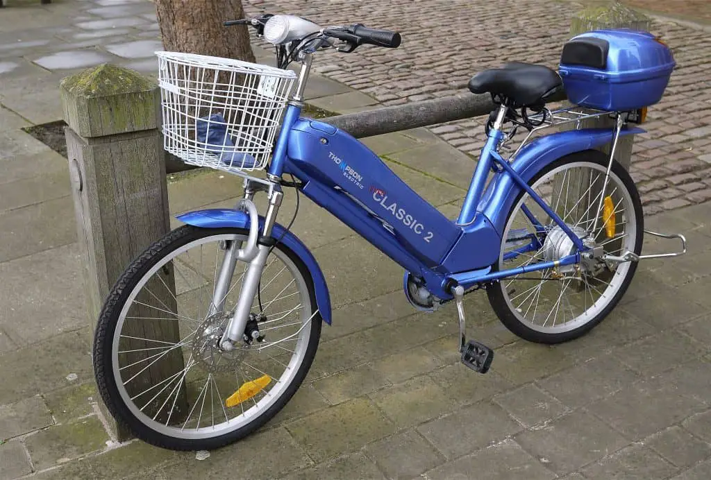 Easy E-Biking - parked city e-bike, helping to make electric biking practical and fun