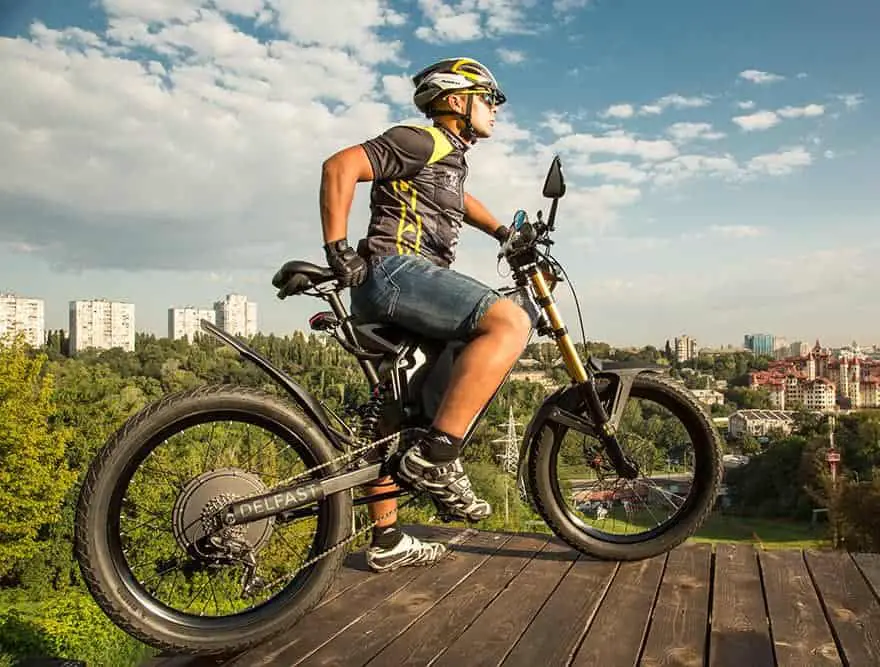 Easy E-Biking - man riding mountain e-bike, helping to make electric biking practical and fun