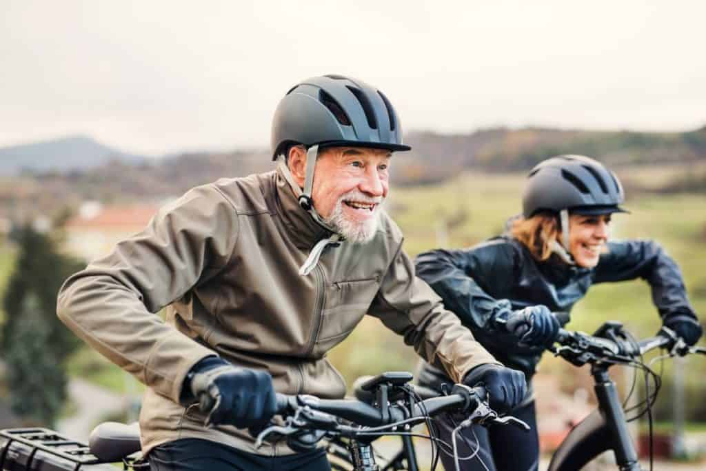 Easy E-Biking - senior couple e-bike, helping to make electric biking practical and fun