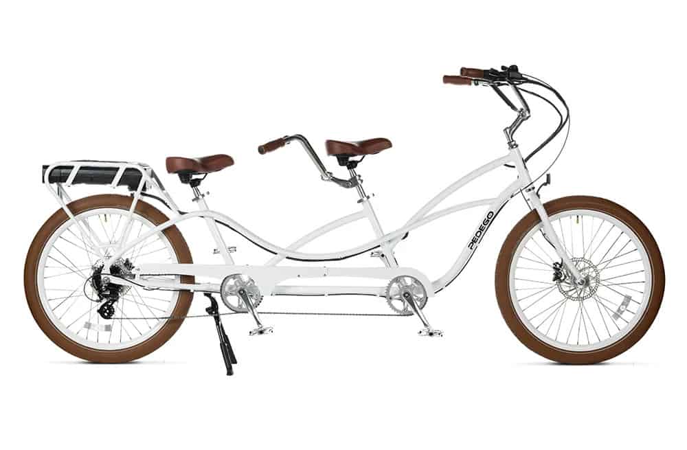 Easy E-Biking - Pedego Tandem electric bike, helping to make electric biking practical and fun