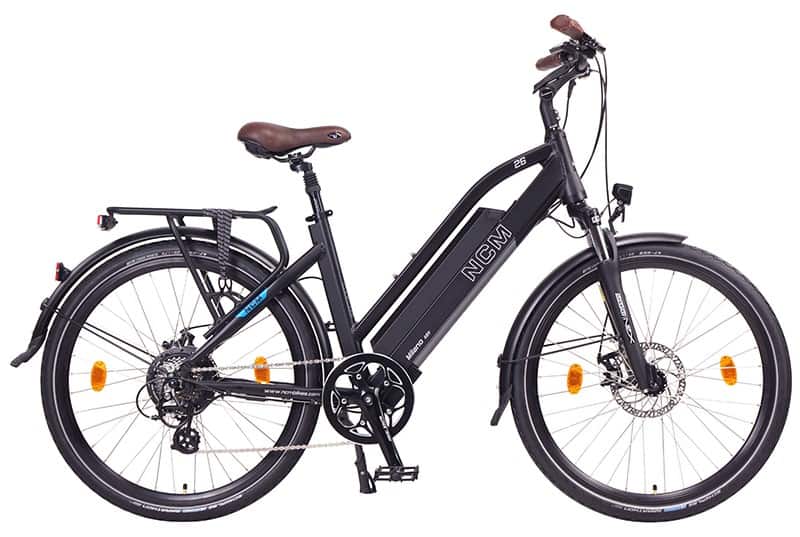 Easy E-Biking - NCM Milano electric bicycle - real world, real e-bikes, helping to make electric biking practical and fun