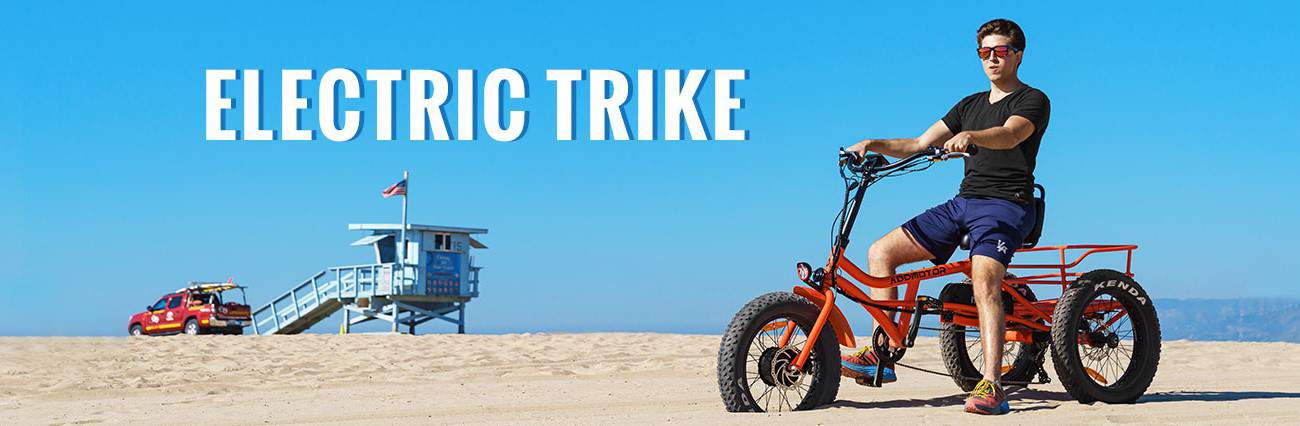 Easy E-Biking - Addmotor trike e-bike, helping to make electric biking practical and fun