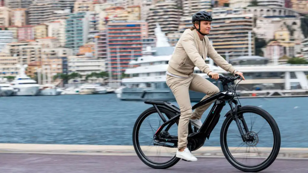 Easy E-Biking - Bianchi Omnia electric bike, man riding, helping to make electric biking practical and fun