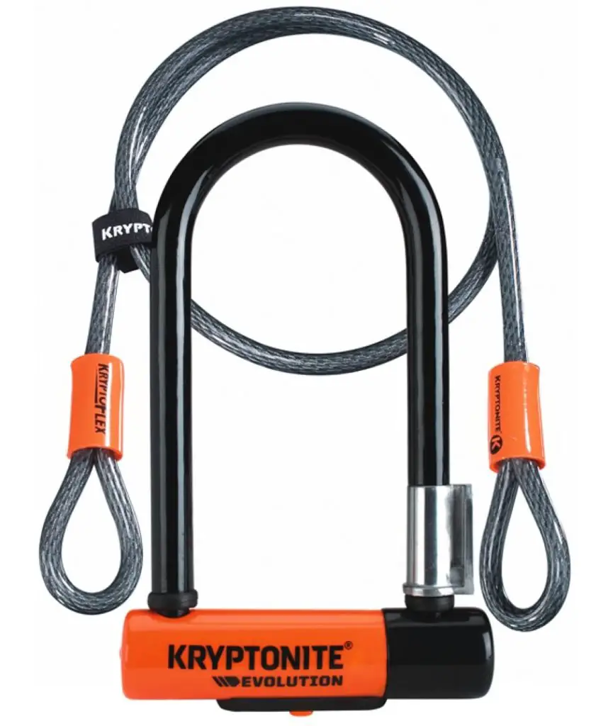 Easy E-Biking - e-bike locks, Lock Kryptonite Evolution Mini-7, helping to make electric biking practical and fun