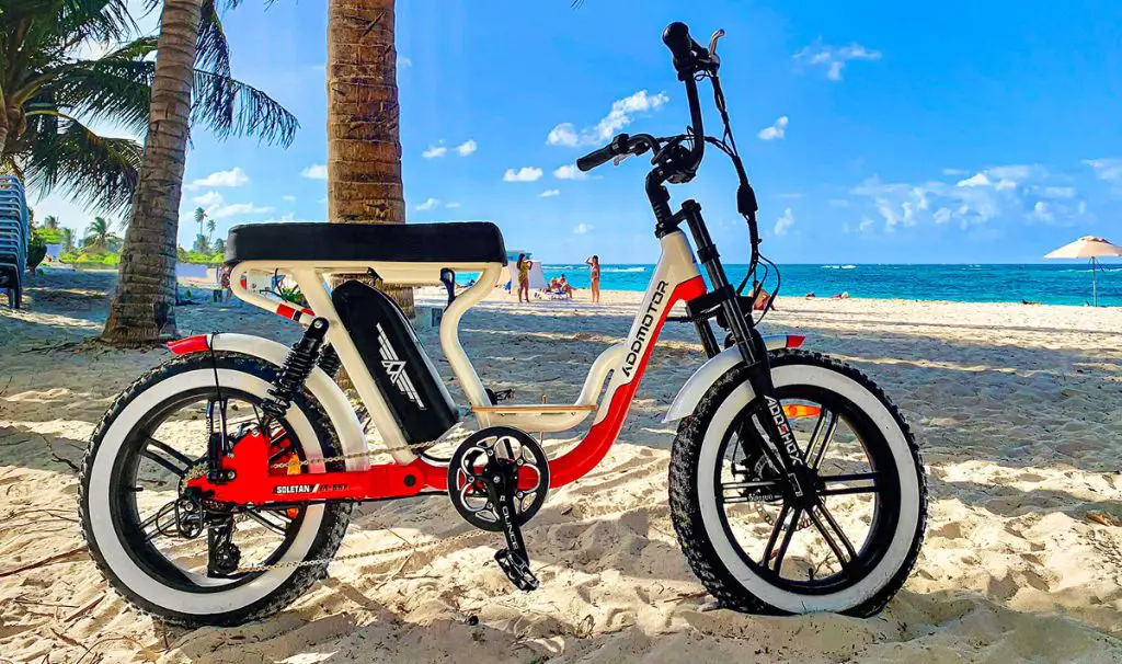 Easy E-Biking - Addmotor Soletan M 66X, sand beach, helping to make electric biking practical and fun